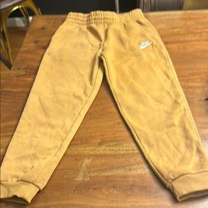 Nike Kids mustard Joggers